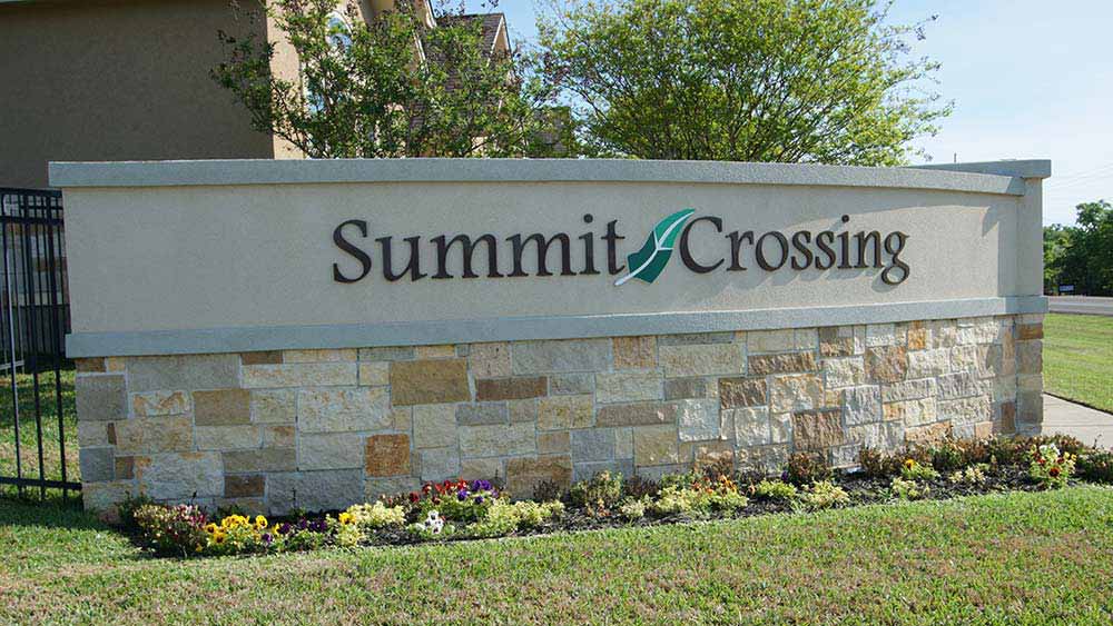 image of summit crossing community sign - judy sweat summit crossing condos for sale